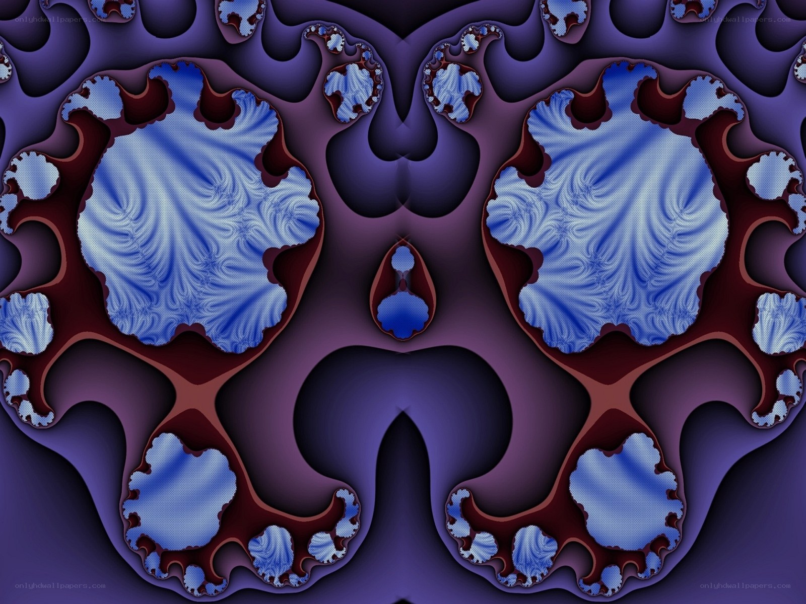 Symmetrical fractal pattern