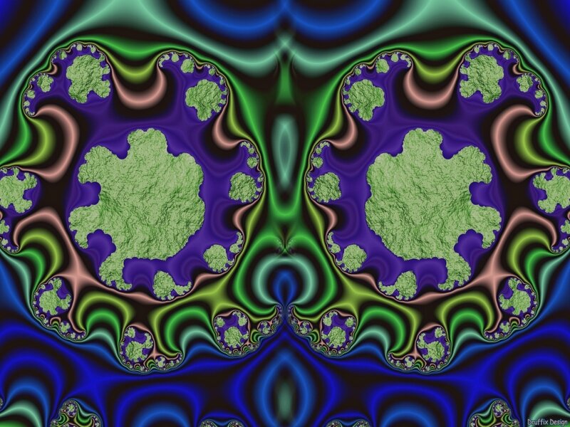 Symmetrical fractal pattern