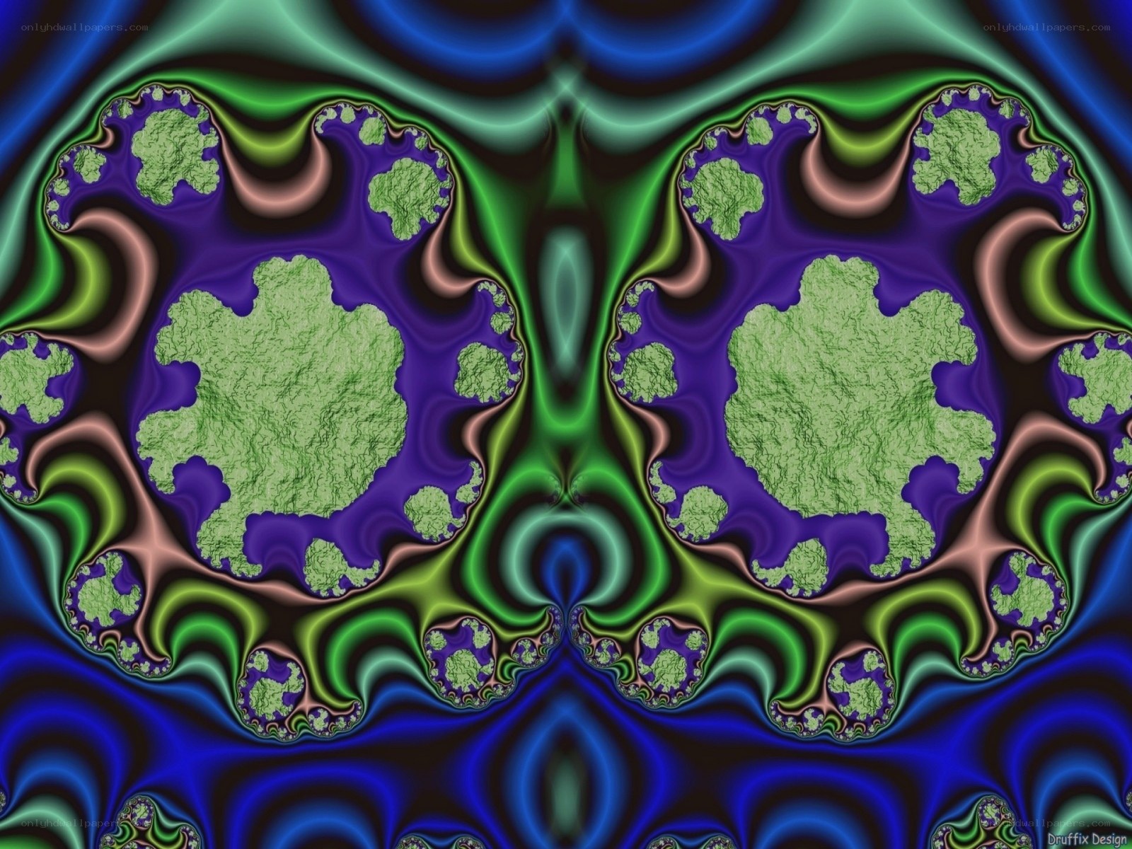 Symmetrical fractal pattern