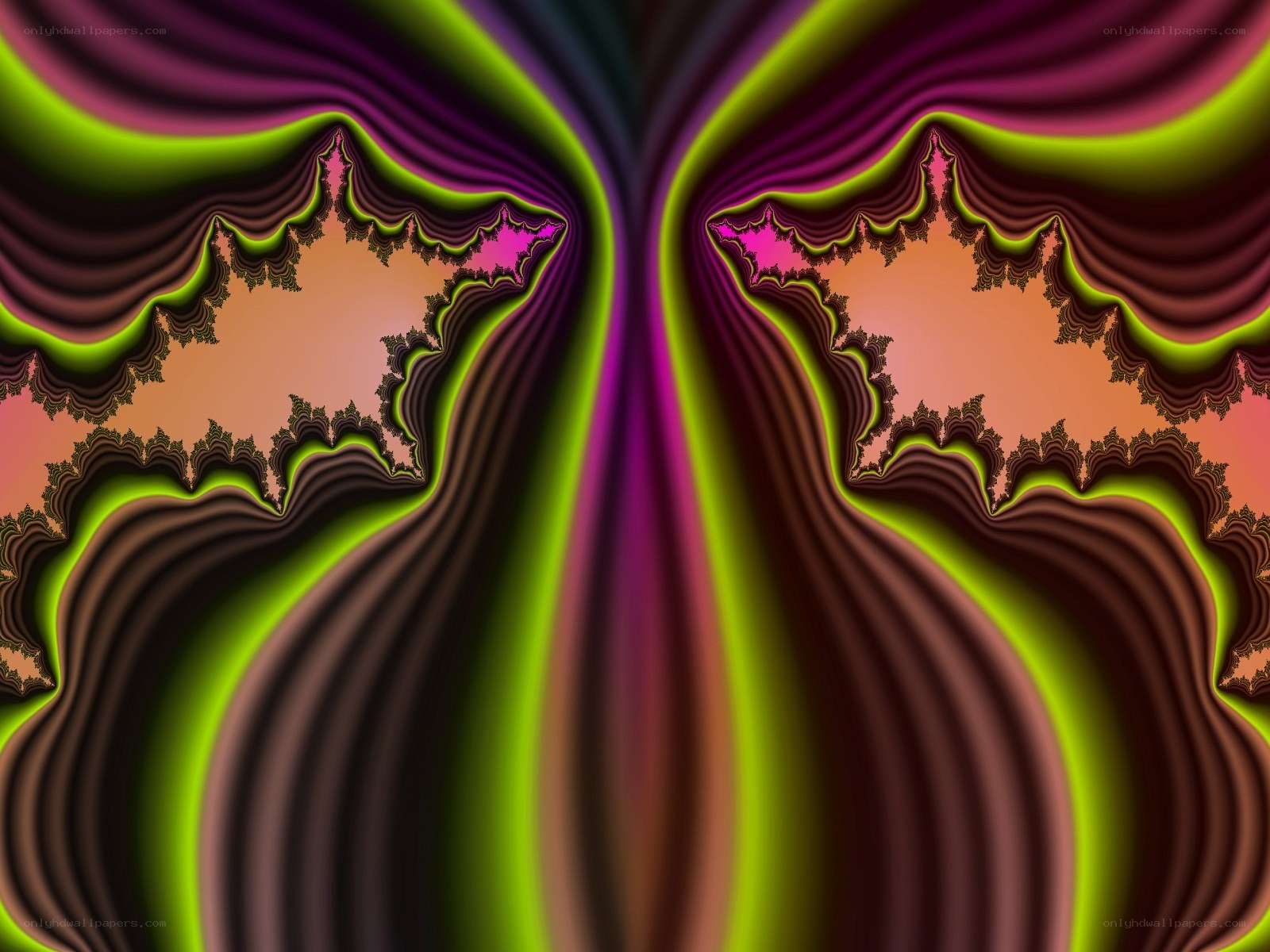 Symmetrical fractal pattern