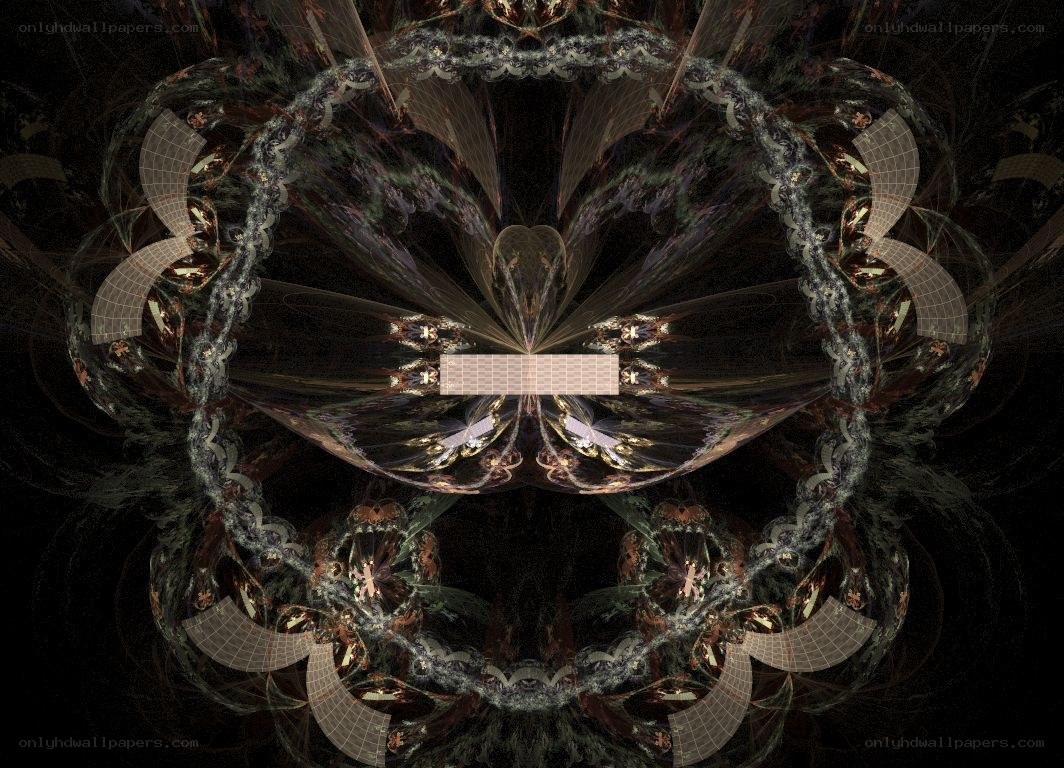 symmetrical fractal pattern