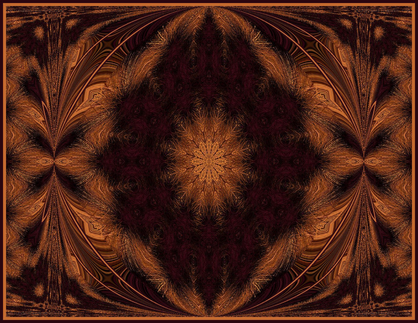 symmetrical fractal pattern
