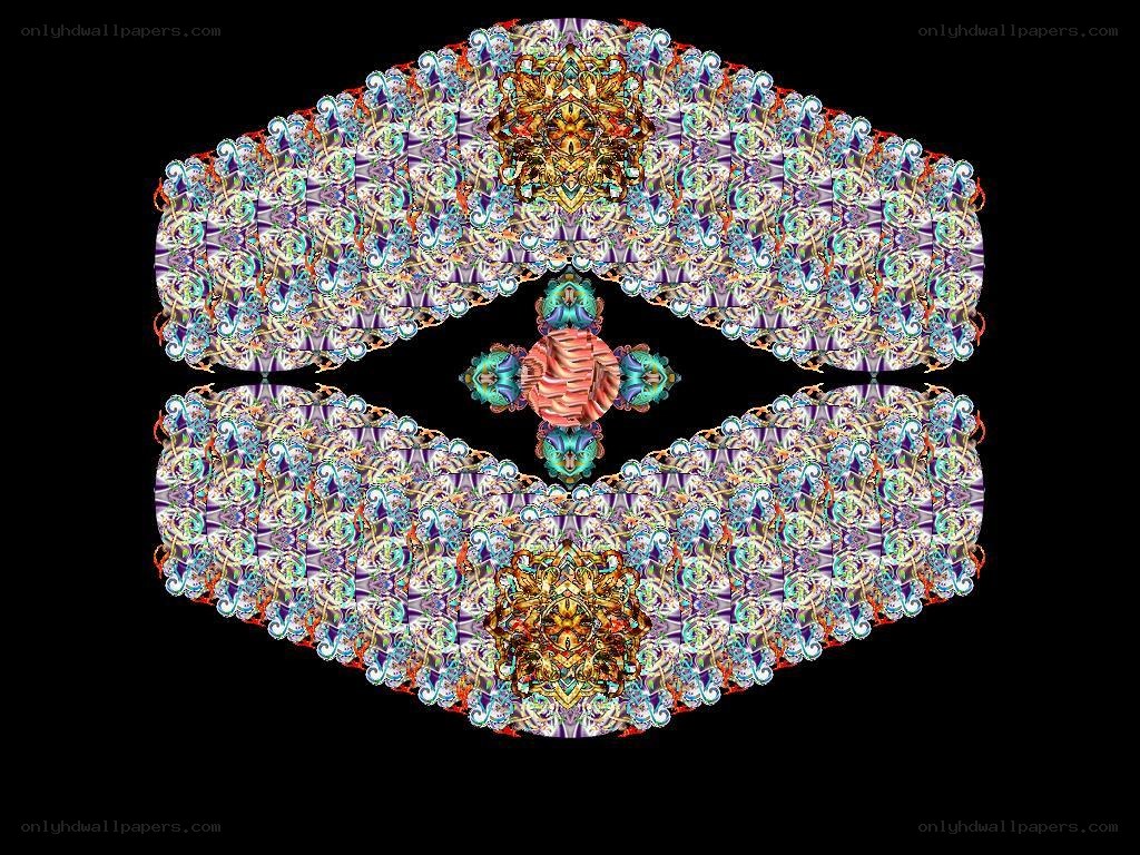 symmetrical fractal pattern