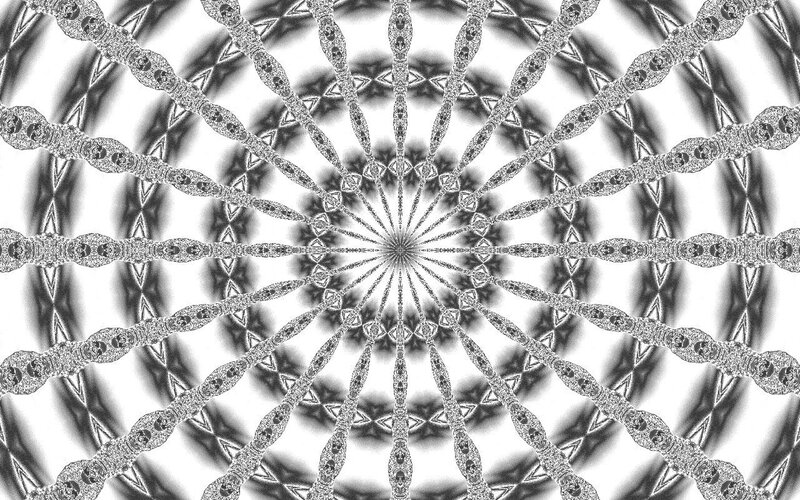 symmetrical fractal pattern