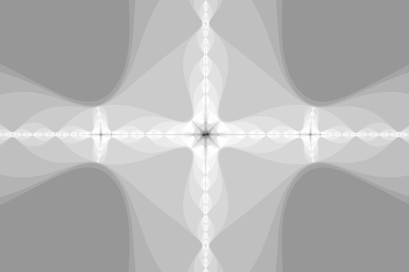 symmetrical fractal pattern