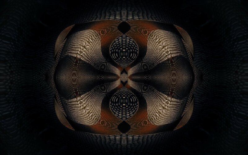 symmetrical fractal pattern