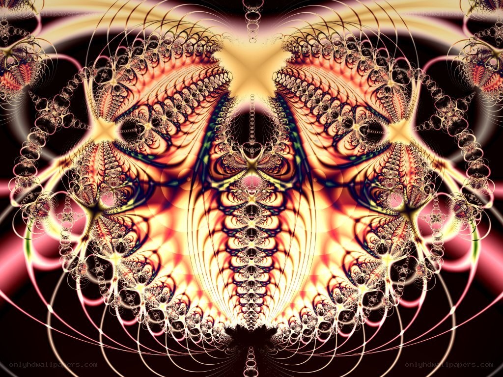 symmetrical fractal pattern