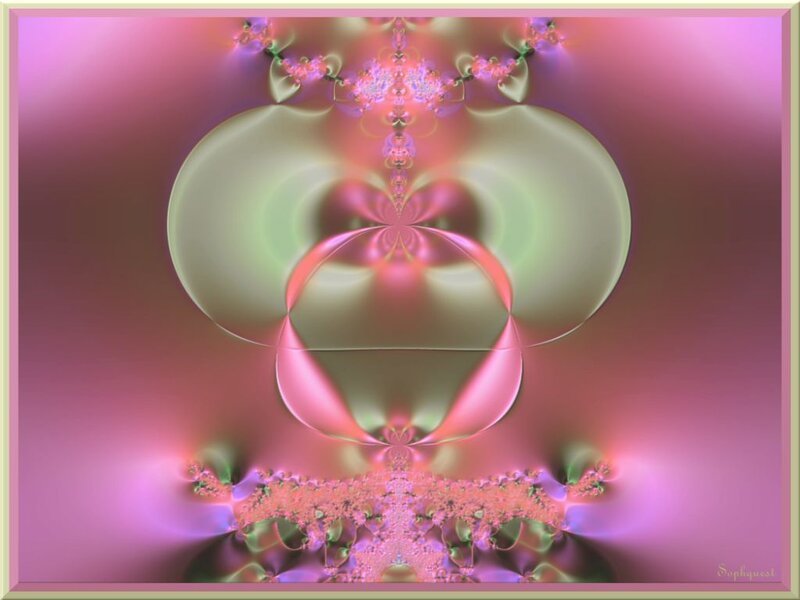 Symmetrical Fractal Pattern — Pink, Dreamy