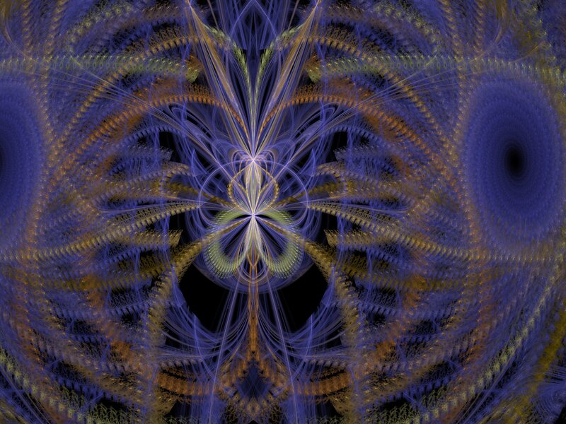 Symmetrical fractal pattern