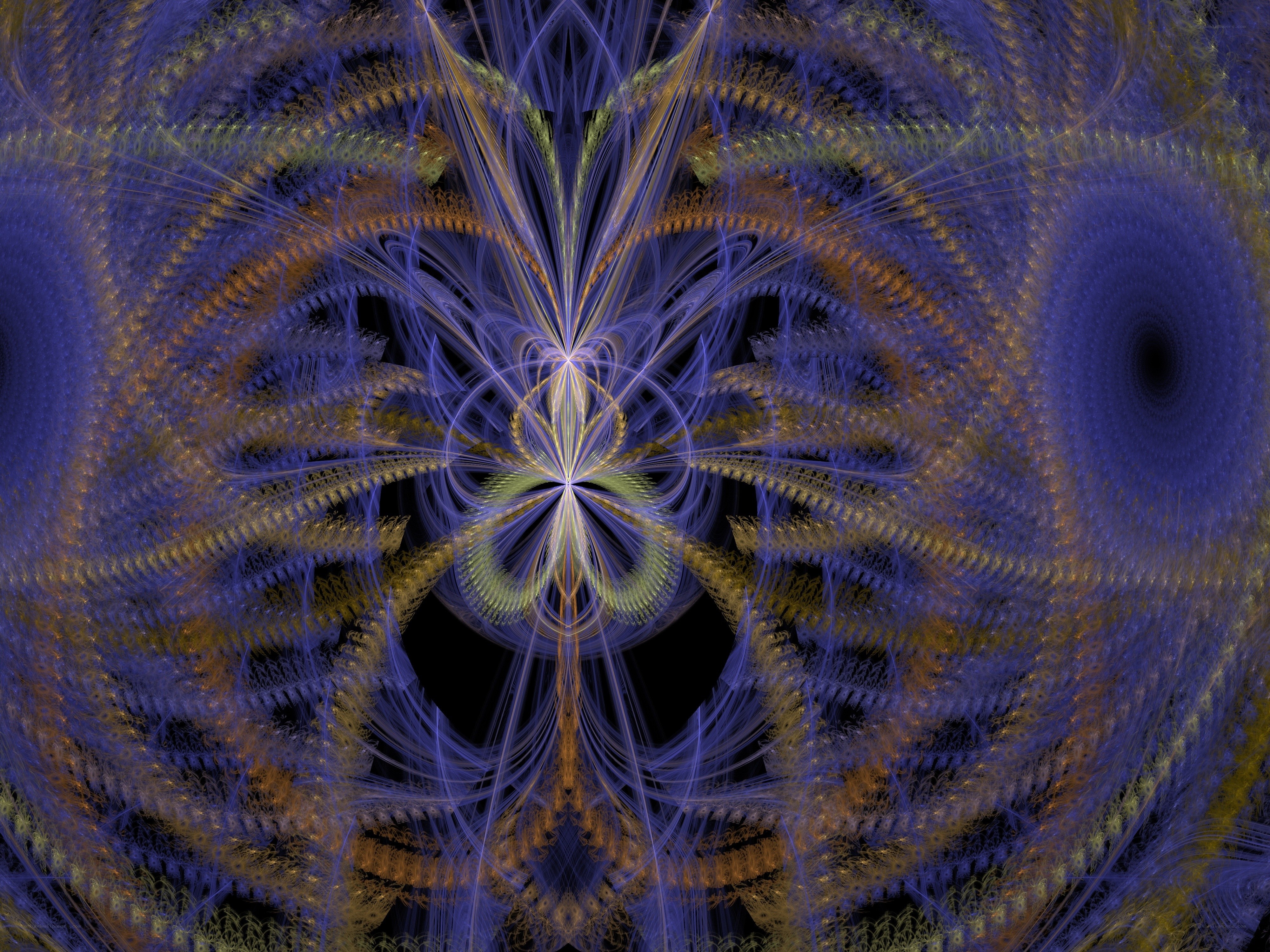 Symmetrical fractal pattern