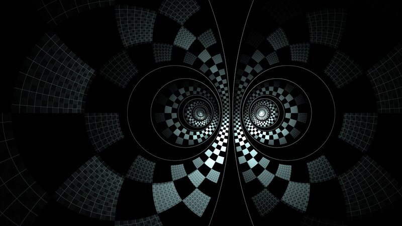 symmetrical fractal tunnel