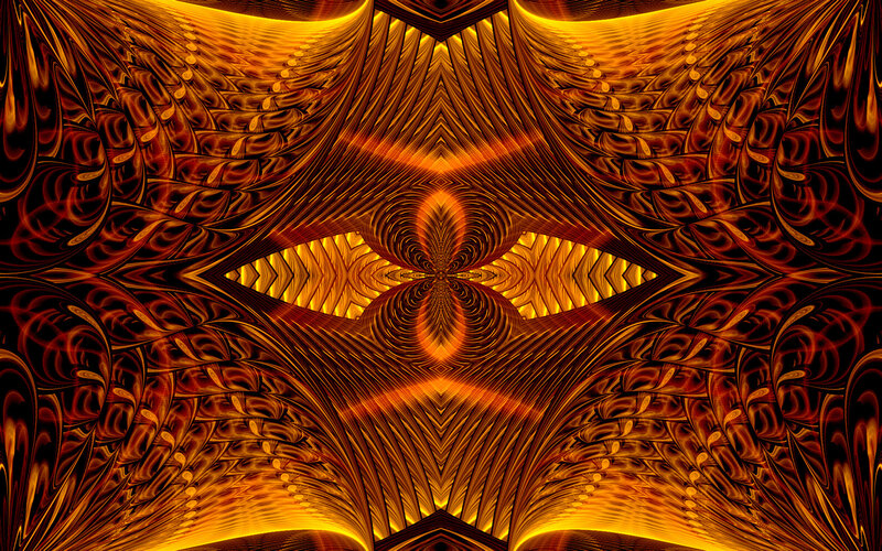 Symmetrical fractal tunnel