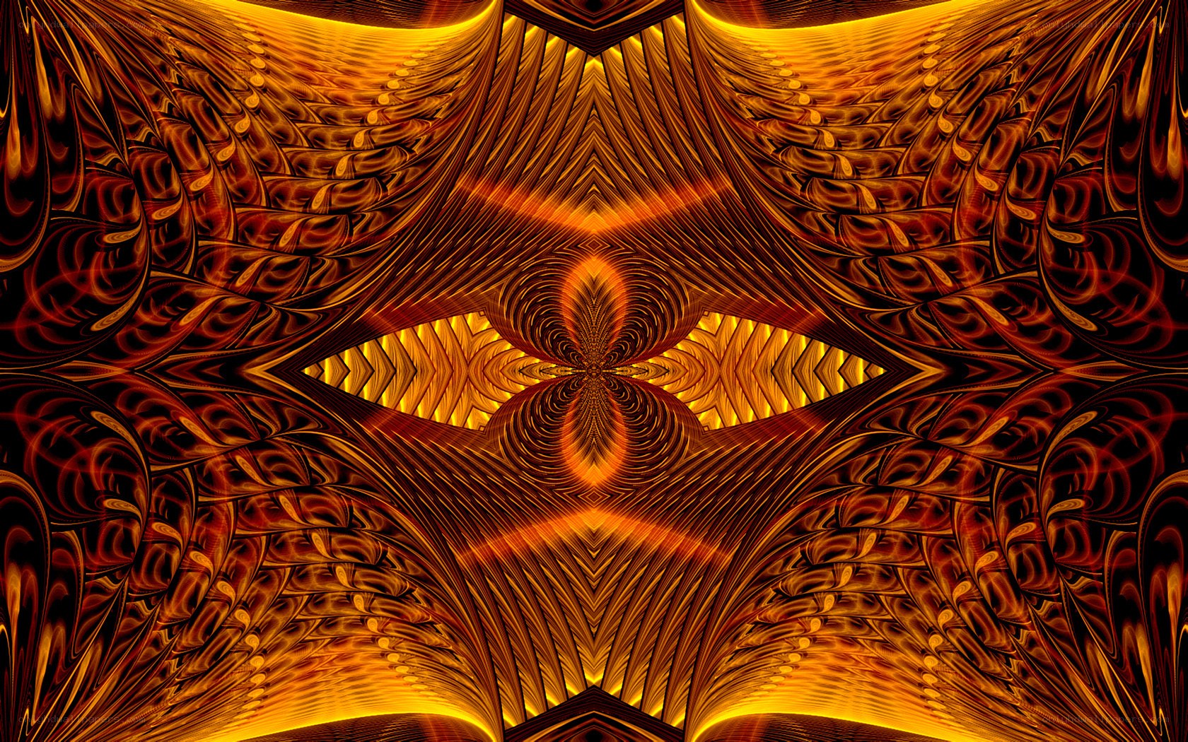 Symmetrical fractal tunnel