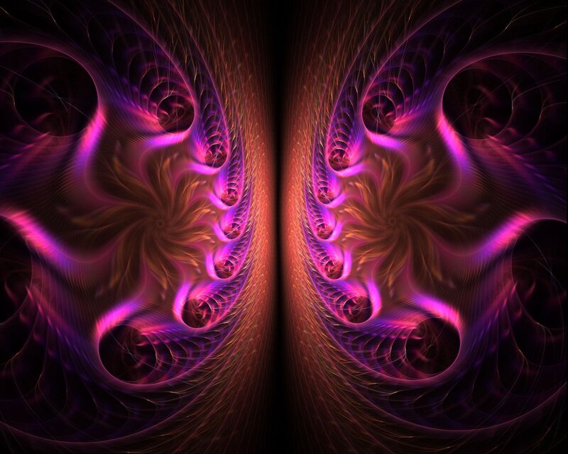 Symmetrical fractal vortex