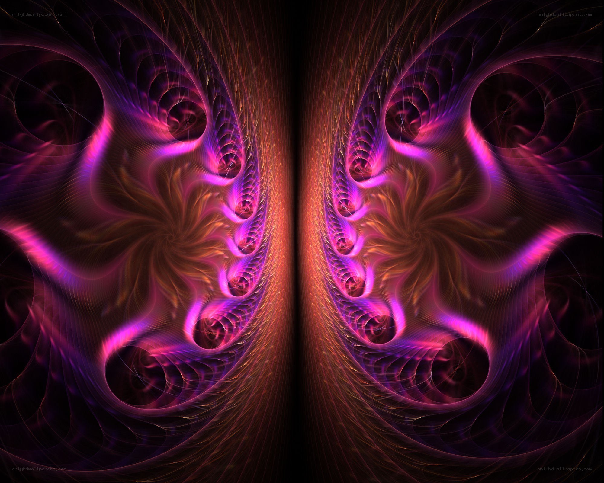 Symmetrical fractal vortex