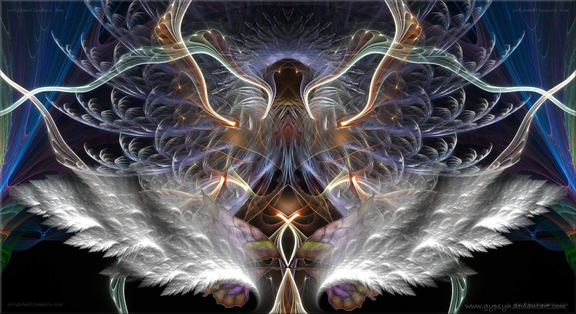 Symmetrical fractal wings
