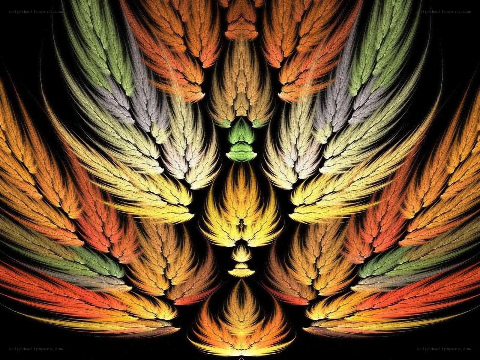 Symmetrical fractal wings