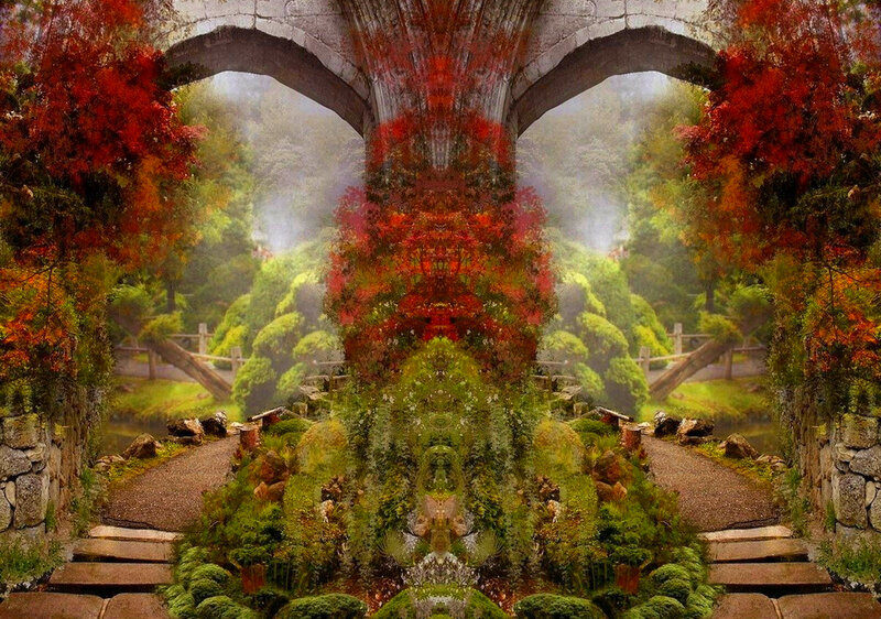 Symmetrical Garden Path