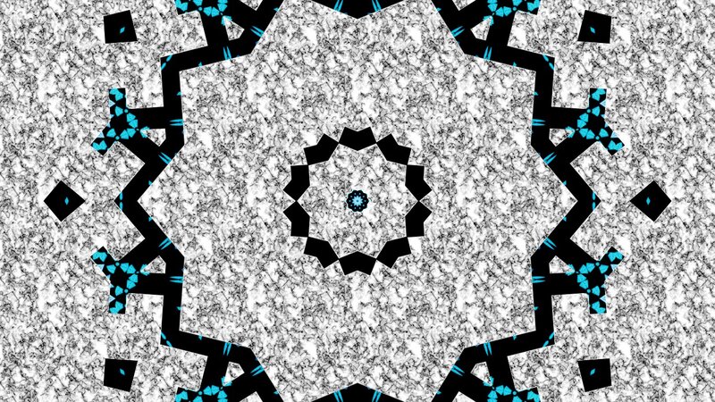 symmetrical geometric pattern