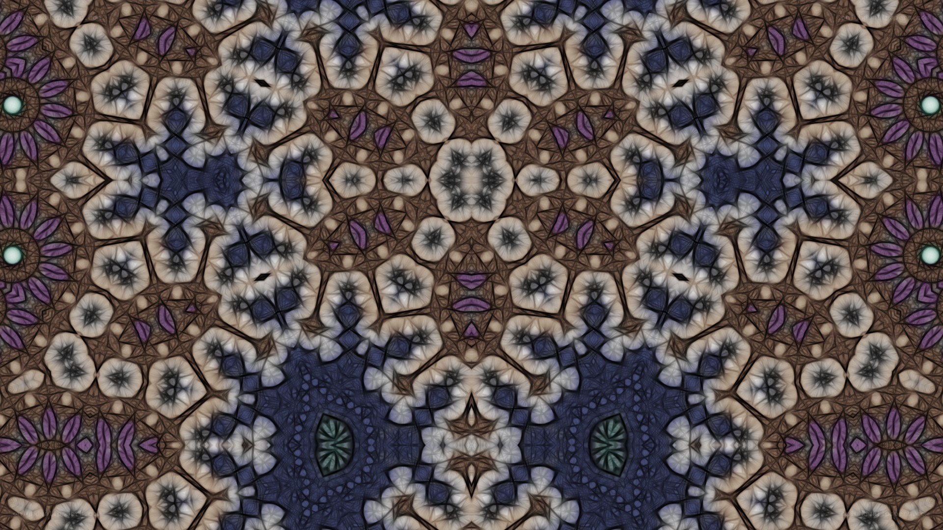 symmetrical geometric pattern