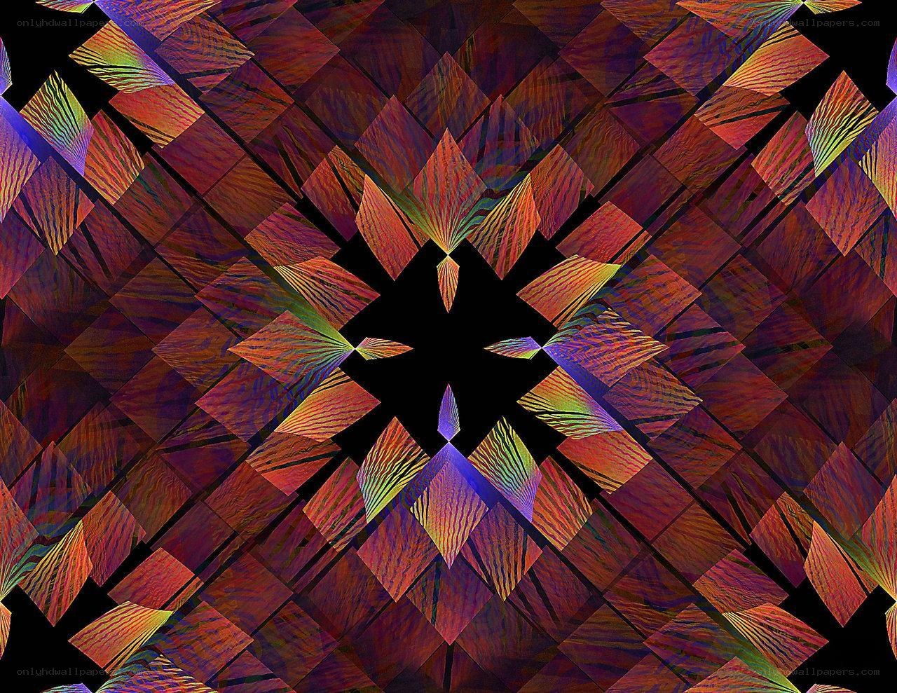 Symmetrical geometric pattern