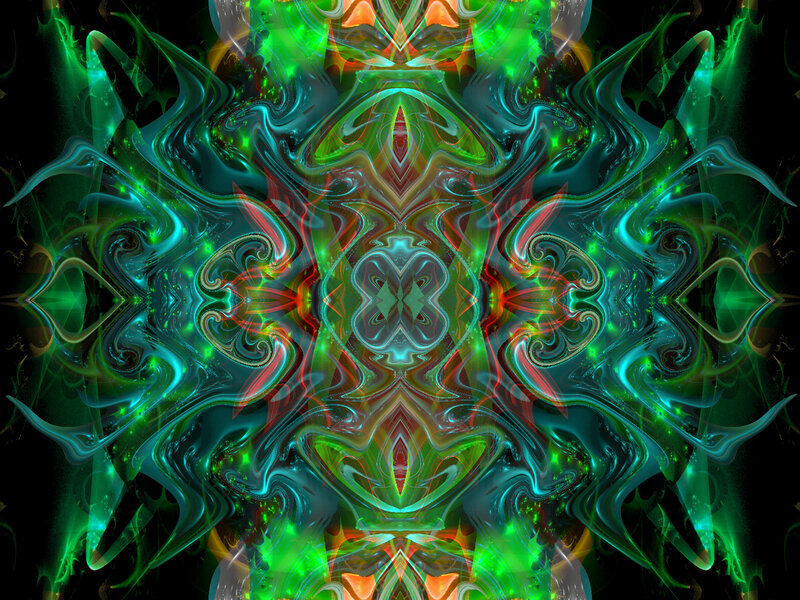 Symmetrical Green Fractal
