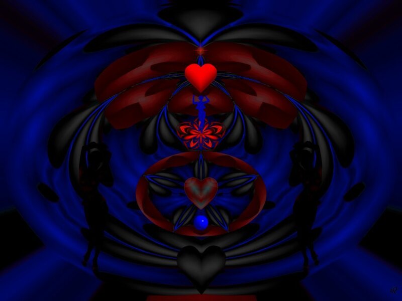 Symmetrical Heart Design