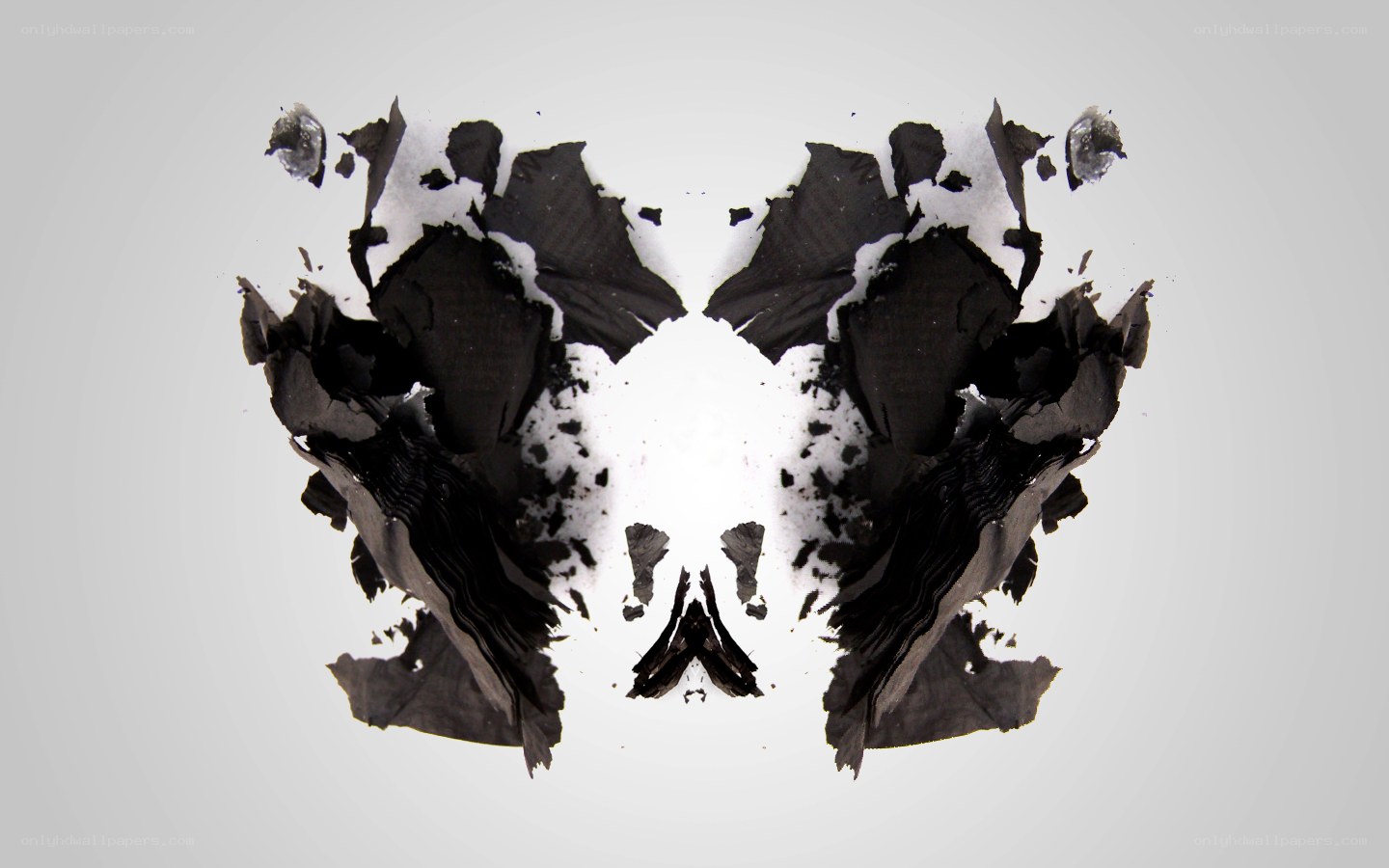 symmetrical ink blot pattern
