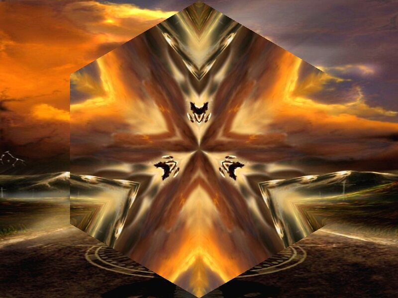 Symmetrical Landscape Kaleidoscope
