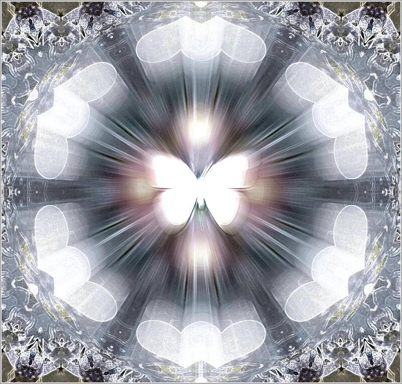 symmetrical light mandala
