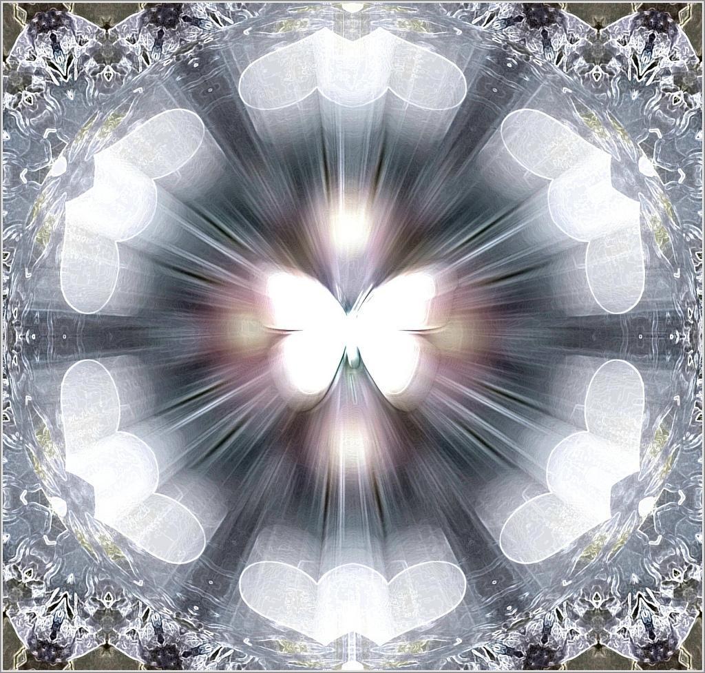 symmetrical light mandala