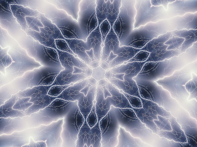 Symmetrical lightning fractal