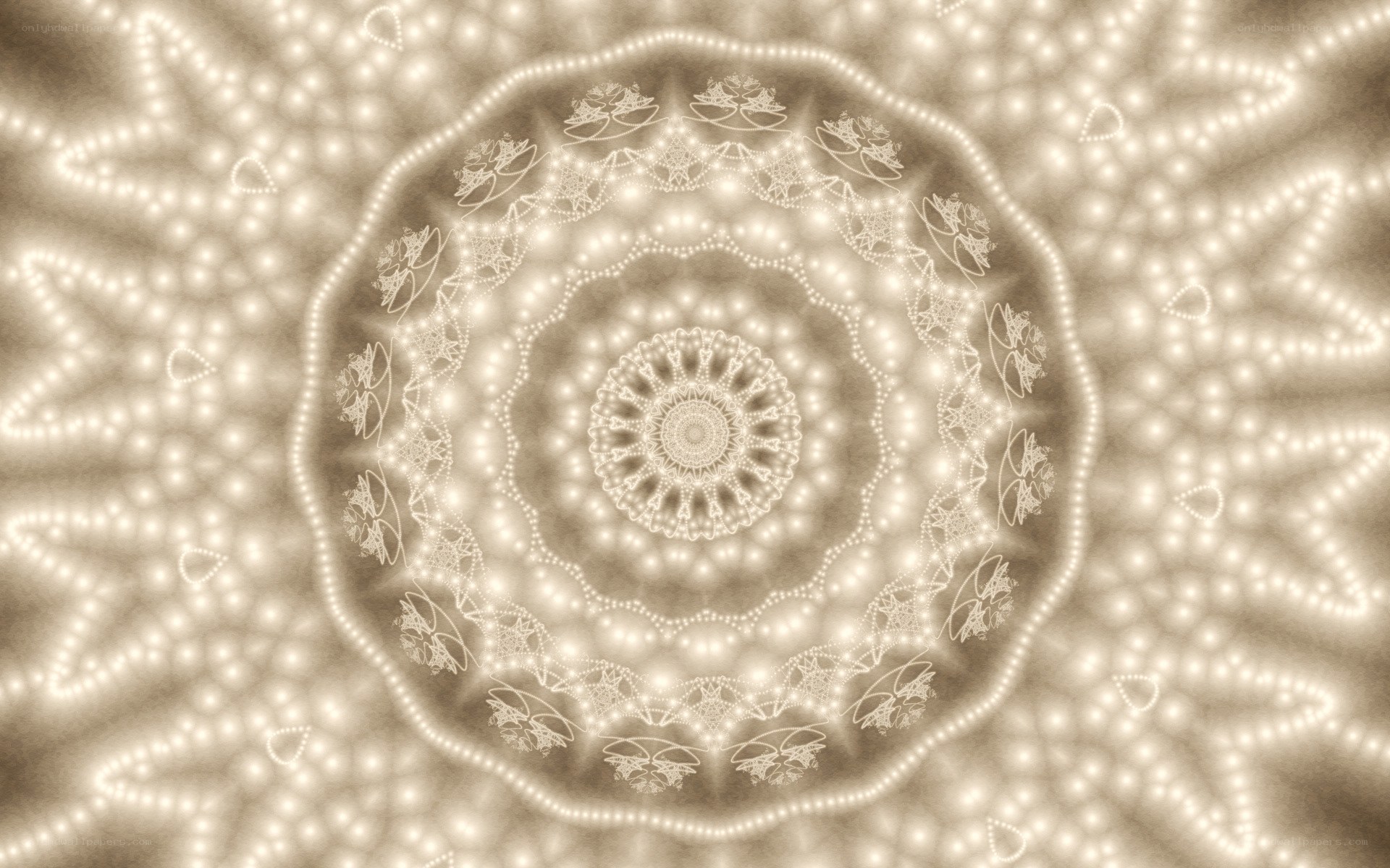 symmetrical mandala pattern