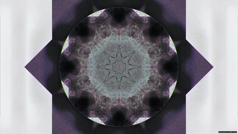 Symmetrical Mandala Pattern — Purple, Hypnotic, Abstract