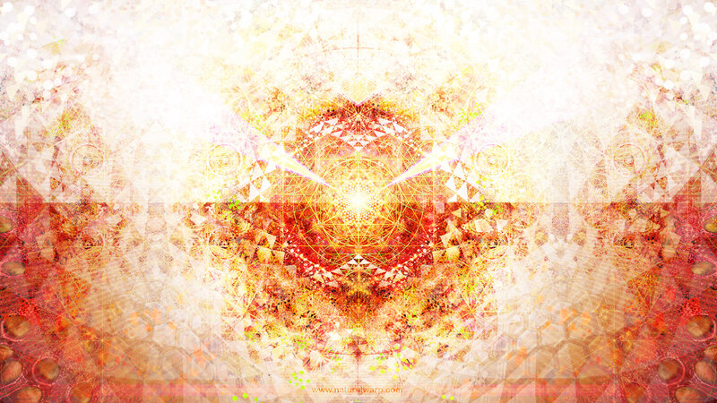 Symmetrical Mandala Pattern — Yellow, Radiant
