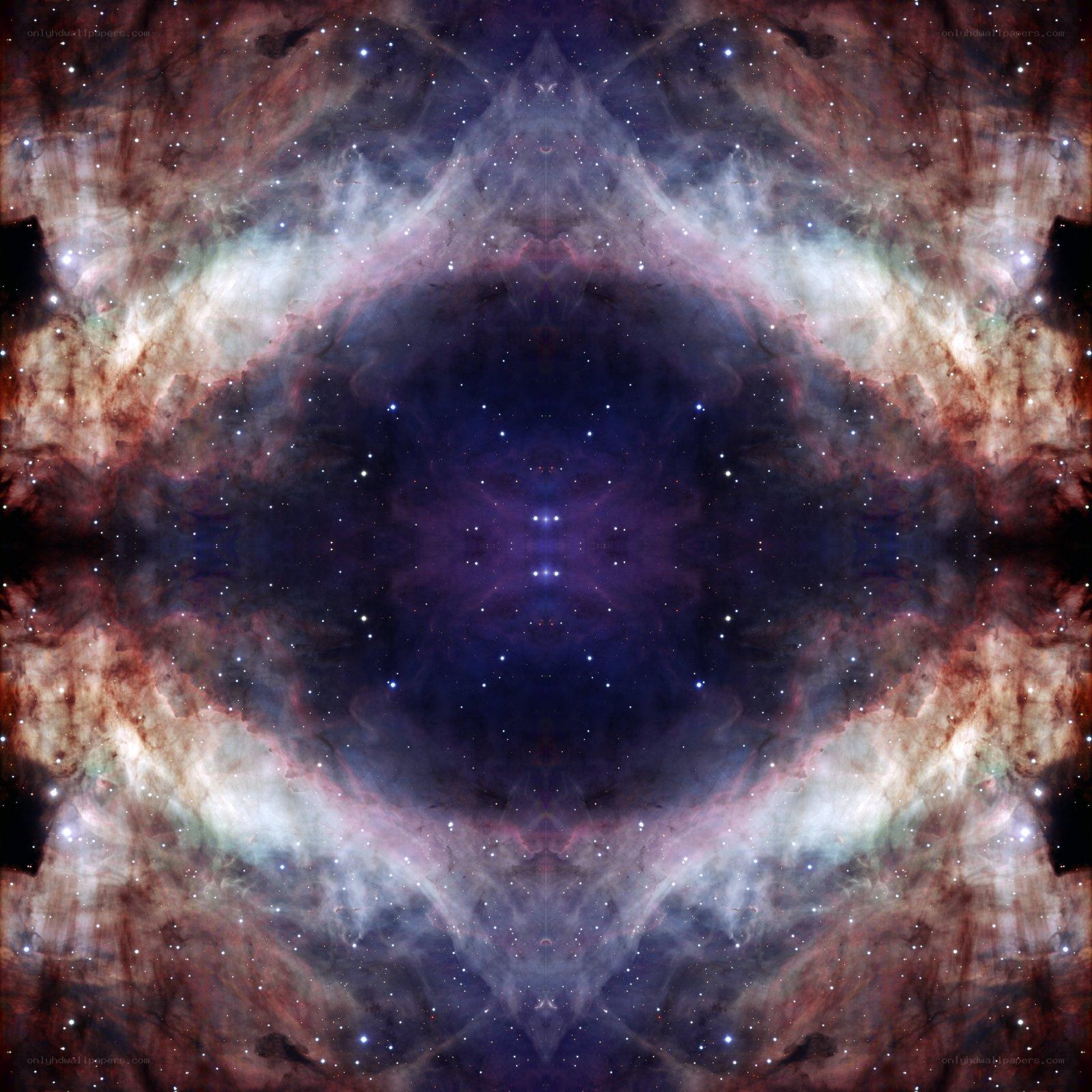 Symmetrical Nebula Pattern