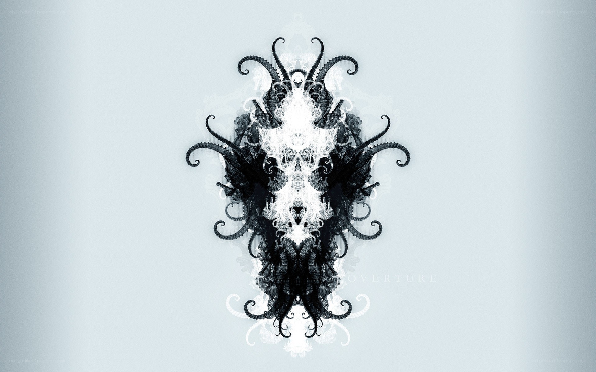 Symmetrical octopus fractal design