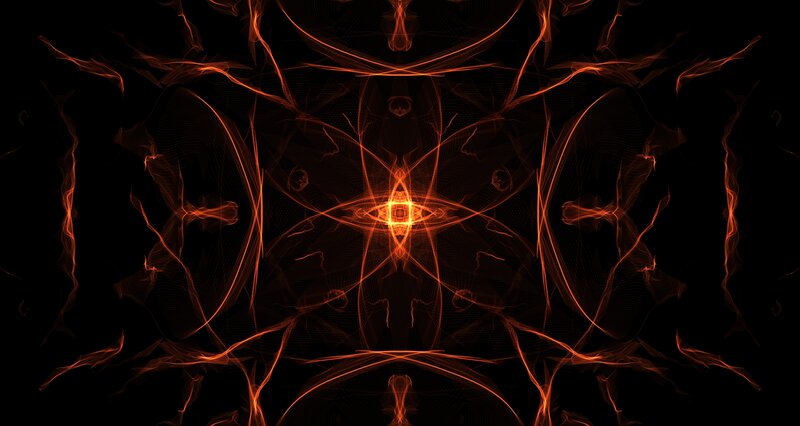 Symmetrical Orange Fractal