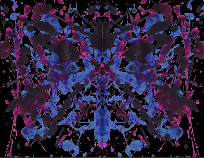Symmetrical Paint Splatters