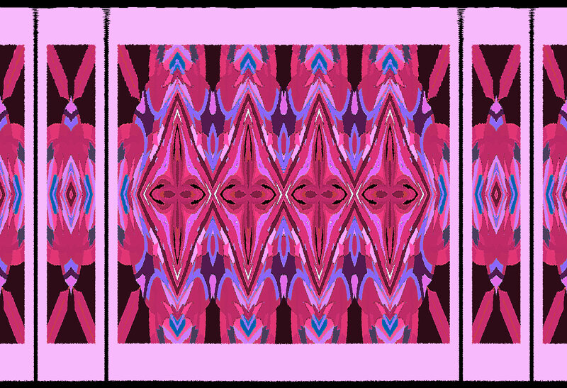 Symmetrical Pattern Design — Pink