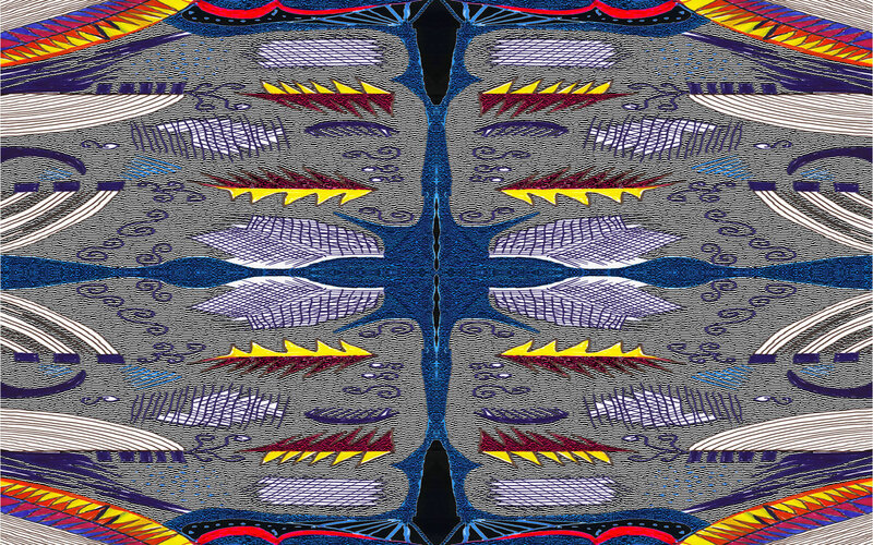 Symmetrical Patterned Fabric