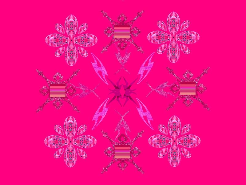 Symmetrical Pink Patterns