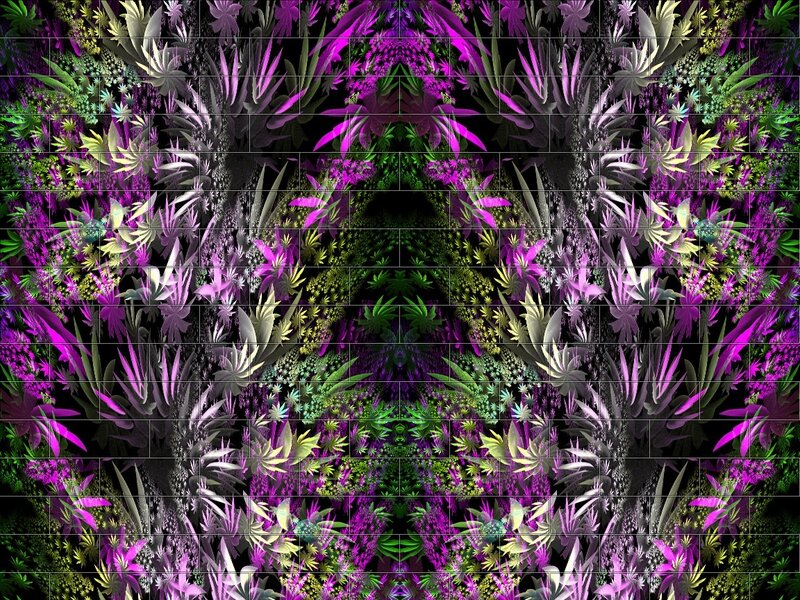 Symmetrical Plant Pattern