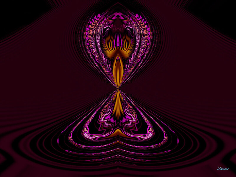Symmetrical Purple Fractal — Hypnotic