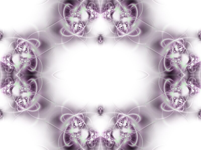 symmetrical purple fractal pattern