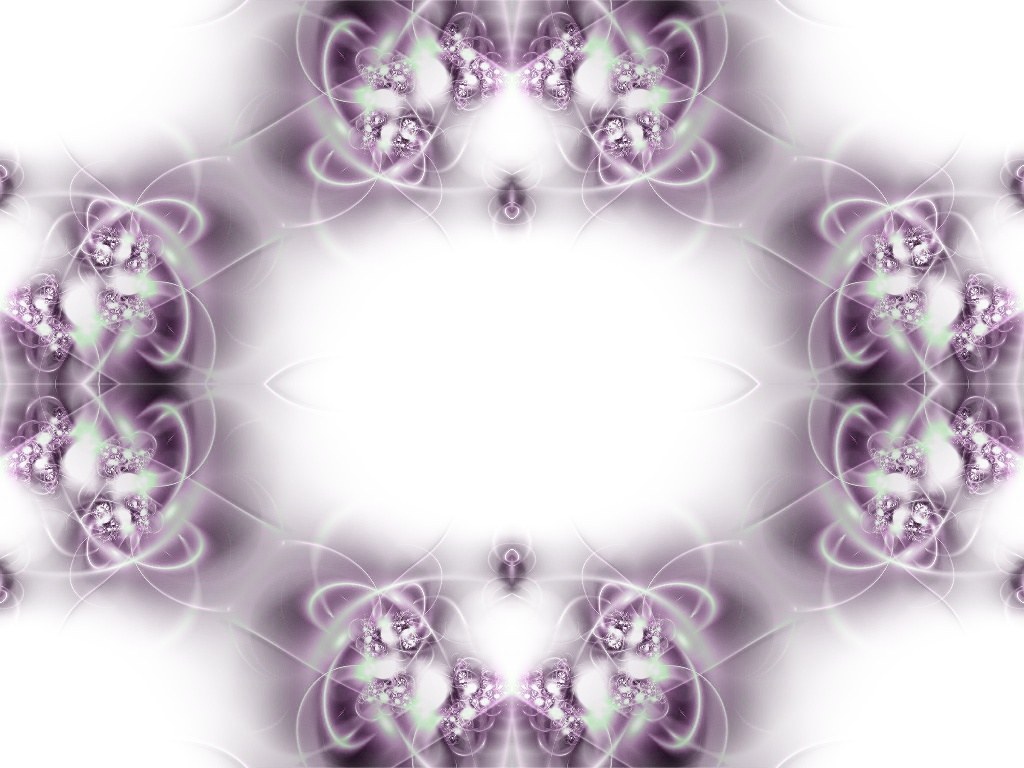 symmetrical purple fractal pattern