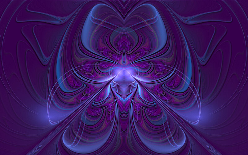 Symmetrical Purple Fractal
