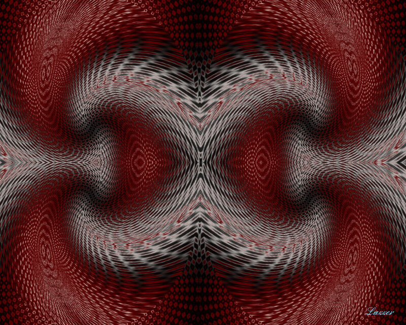 Symmetrical Red Pattern — Hypnotic