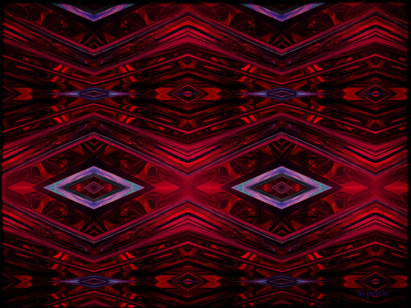Symmetrical Red Pattern