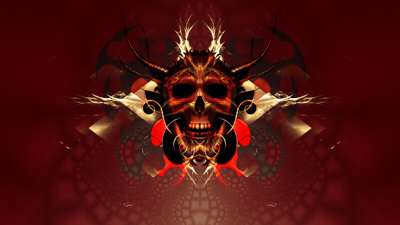 Symmetrical Skull Design